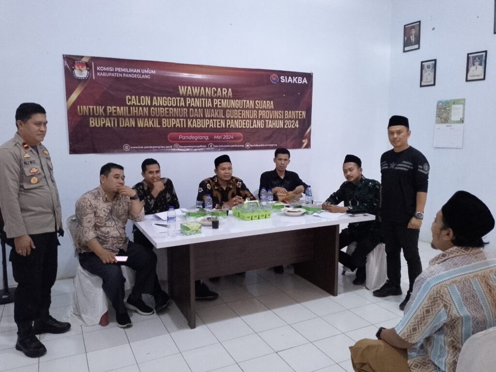 Kapolsek Cikedal Polres Pandeglang Monitoring Tes Wawancara Calon Panitia Pemilihan Suara PPS SE Kecamatan Cikedal 10 WhatsApp Image 2024 05 21 at 14.11.34