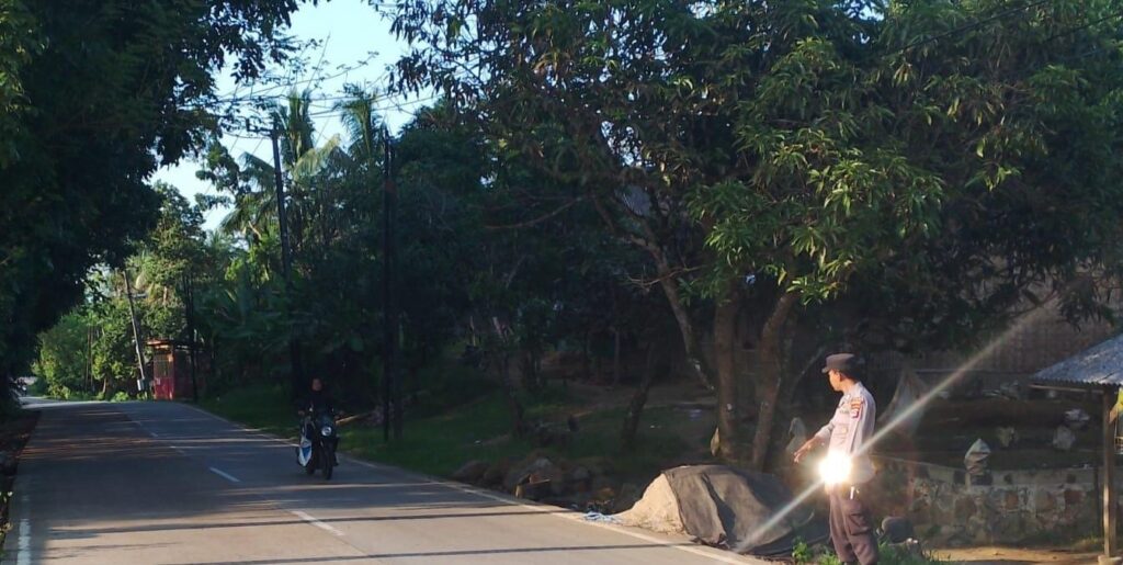 Anggota Piket Polsek Angsana Polres Pandeglang Laksanakan Pengaturan Lalulintas di Jl. Raya Munjul-Angsana 9 WhatsApp Image 2024 07 02 at 05.32.17