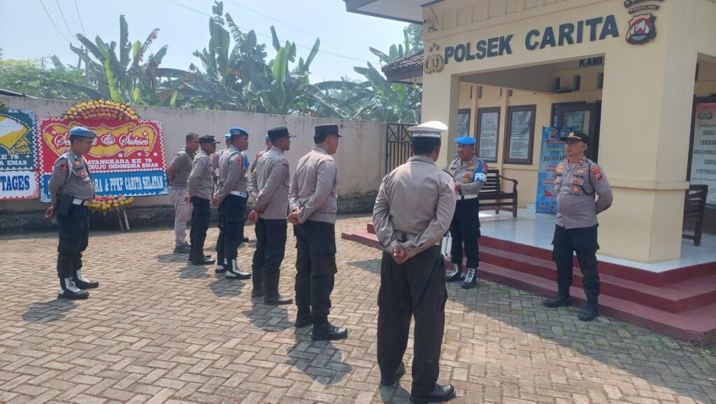 Polsek Carita Terima Kunjungan Kegiatan Gaktiblin dari Propam Polda Banten 10 WhatsApp Image 2024 07 19 at 05.51.39