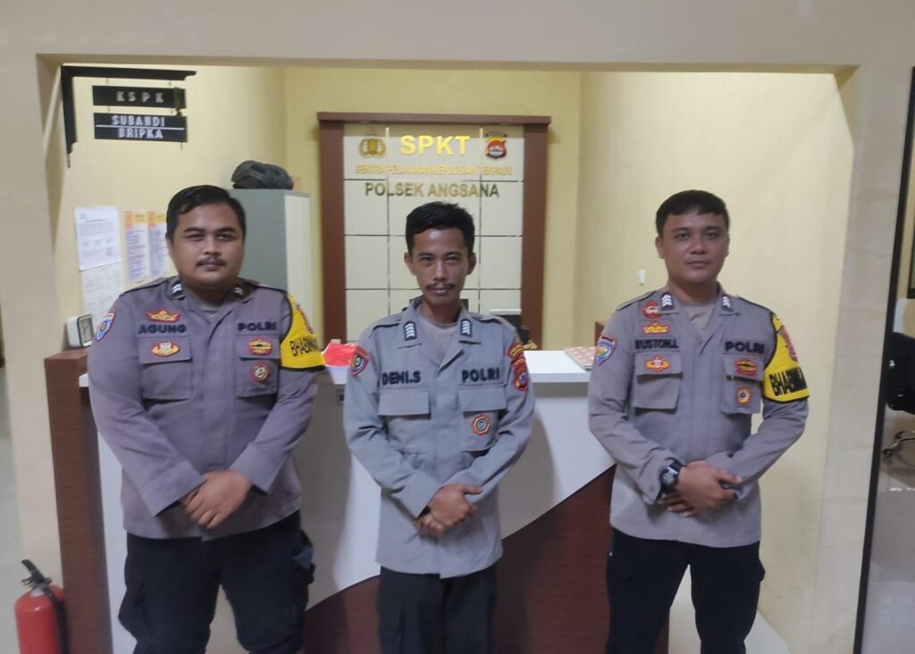Tunjukkan Kesiapan, Anggota Piket Polsek Angsana Polres Laksanakan Siaga Mako 2 IMG 20240811 WA0024