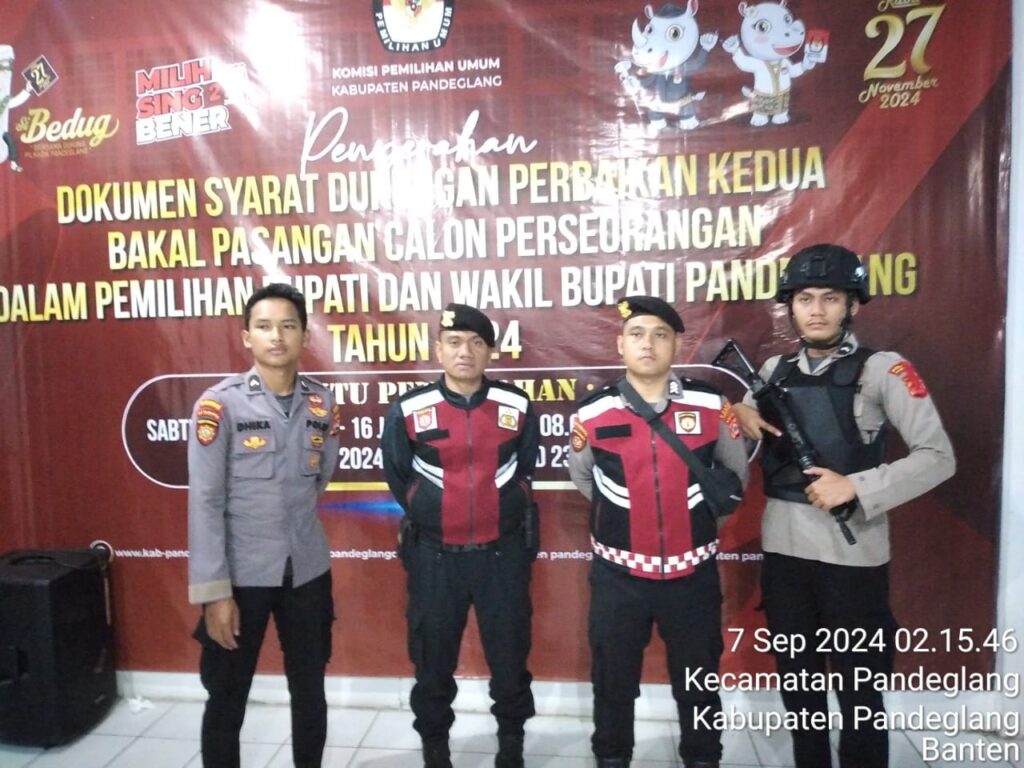 Pengamanan Maksimal di Kantor Bawaslu, Sat Samapta Polres Pandeglang Jaga Keamanan Selama Pilkada 2024 1 WhatsApp Image 2024 09 07 at 04.21.11 1